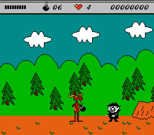 The Adventures of Rocky and Bullwinkle and Friends screenshot 5 for NES